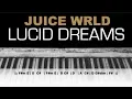 Download Lagu Juice WRLD - Lucid Dreams Karaoke Instrumental Chords Acoustic Piano Cover Lyrics On Screen