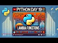 Python Day 19 Lambda functions 75-Day Coding Challenge