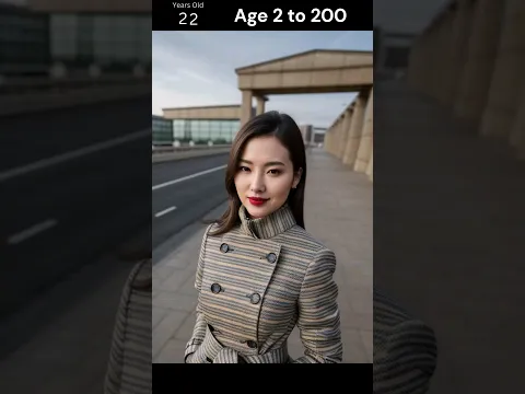 Girls ages 0 - 200 Ai glitches at 200 #shorts #glitch #life