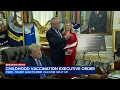 Trump signs executive order to change childhood vaccine schedule