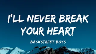 backstreet boys ill never break your heart lyrics 