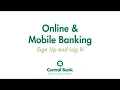 Online Mobile Banking Sign Up and Log In