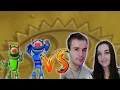 Brother Sister Competing Against Bots on the Hardest Difficulty