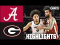 Alabama Crimson Tide vs Georgia Bulldogs Full Game Highlights ESPN College Basketball