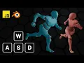 8-Way Character Movement With WASD Three js React Three Fiber