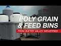 Buffer Valley Industries Poly Grain Feed Bins Flaman Agriculture