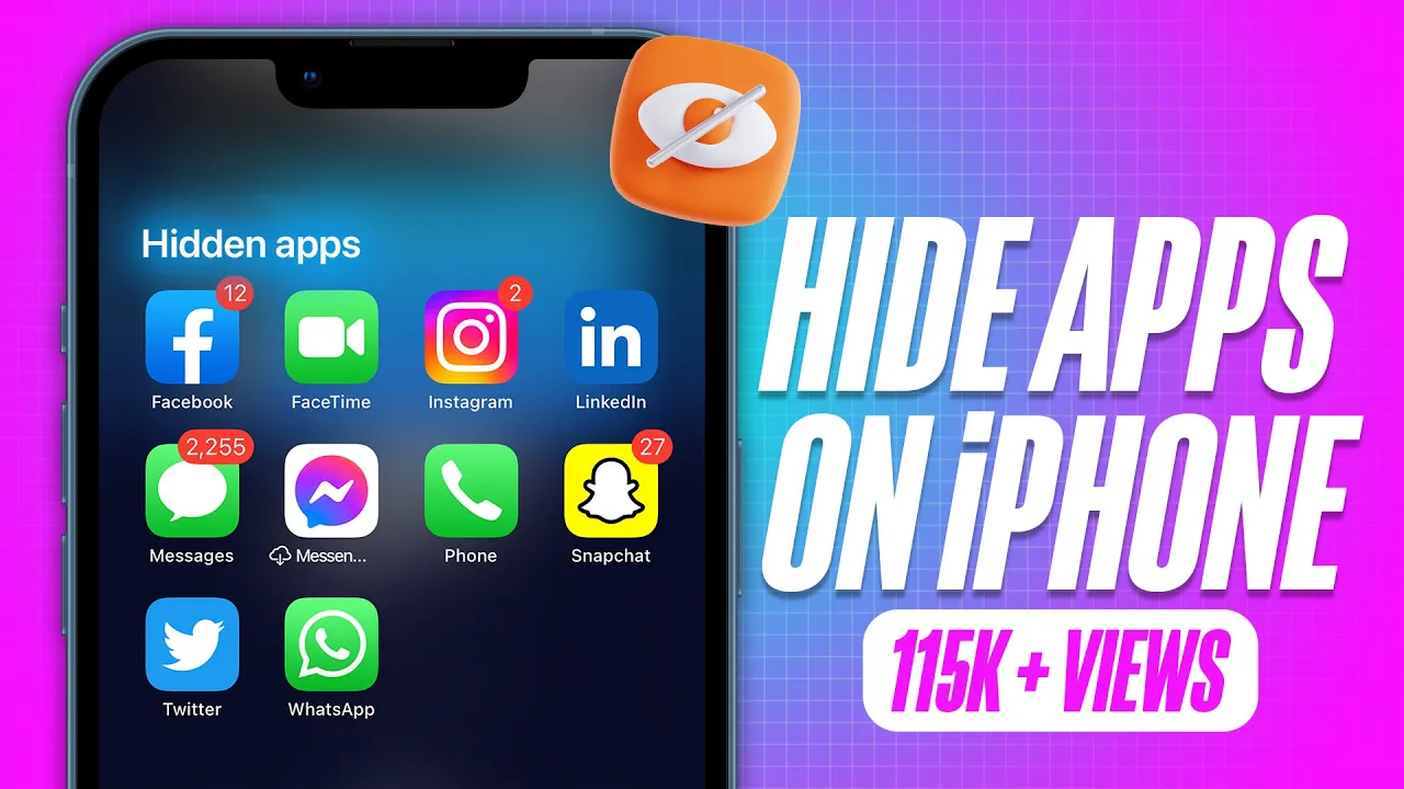 In today's video show you how to hide apps from the home screen of iPhone using two different method. 