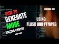 How to Create a YouTube Live Stream App with Flask and FFmpeg Python Tutorial for Beginners