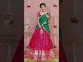 Lagu #latest half saree designs #pattu lehenga blouse designs #langa voni blouse designs #handloom work