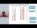 Find odd or even using bitwise operator - C Programming lecture series