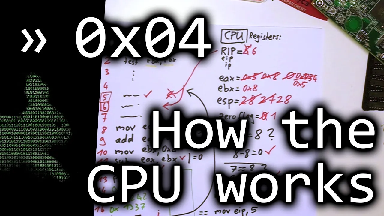 How a CPU works and Introduction to Assembler - bin 0x04