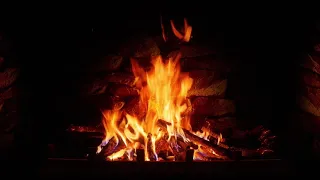 Short Fireplace Video Loop With Sound 1 Minute Loop Template Fireplace For Background Winter 