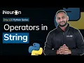 Day - 13 String Operators in Python