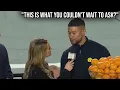 Notre Dame Head Coach Marcus Freeman Checks ESPN Reporter Who Tries Race Baiting Him