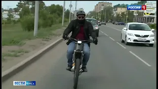 В Омске прошёл рейд по профилактике опасной езды на мотоцикле