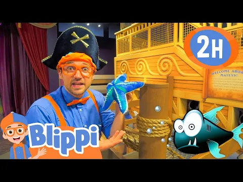 Download MP3 Blippi Visits a Children's Museum | 2 HOURS OF BLIPPI FULL EPISODES | Educational Videos for Kids
