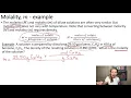 How to calculate the molality of a solution