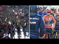 Download Lagu La Vuelta 2025 - La manifestation pro-Palestine arrête La Vuelta... pas de 21e étape, pas de podium