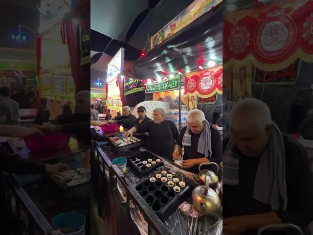 ⁣هلا بزوار الحسين عليه السلام /  توزيع الشاي  على زوار الحسين كربلاء المقدسة #muharram  #كربلاء