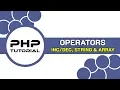String and Array Operators - PHP Tutorial Bangla Part 10