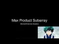 Microsoft Interview Question Max Product Subarray InterviewBit Problem Solution With Code