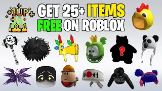 OMG! 25+ FREE ITEMS ON ROBLOX 2026 Updated*