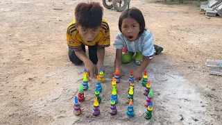 1 / survival skills SMART ideas and USEFUL In Forest With Single sister 