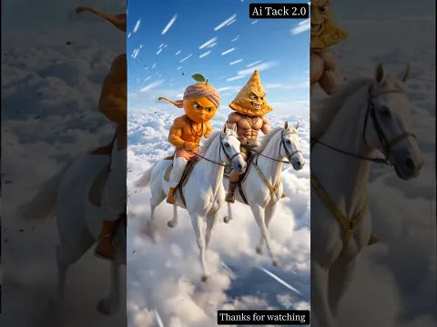 Orange Won the Time Travel Watch! ⏰😱 | Epic Race #aivideo #viral #ai