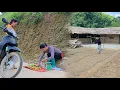 Download Lagu Single mother sows seeds in the garden: Goes into the forest to pick wild fruits to sell