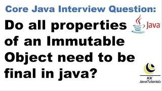 Do all properties of an Immutable Object need to be final in java All about Immutability in Java
