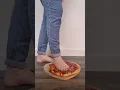 Download Lagu Bare foot pizza fun!! -Food crushing-