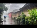 Download Lagu Heavy rain in the mountainous countryside of Indonesia||very cool and calming