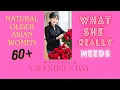 Natural Older Asian Woman Over 60 What She REALLY Needs For Valentine s Day