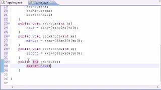 Java Set and Get Methods