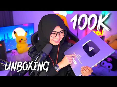 Download MP3 Gebu Unboxing Silver Play Button SEMPENA 100K SUBSCRIBERS!