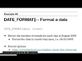 Working with Dates in MySQL