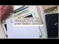 16 Ways To be PRODUCTIVE with Your Bullet Journals FREE PRINTABLE TEMPLATE