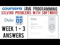 Coursera Java Programming Solving Problems With Software Answers Week 1 to 4 Quiz Answers