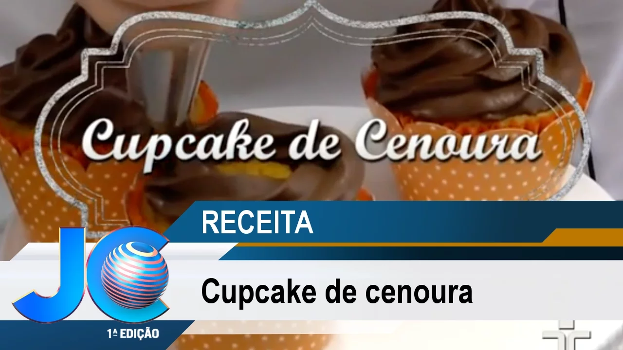 RECEITA DA SEMANA: CUPCAKE DE CENOURA