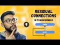 How Residual Connections in Transformers stabilize its training