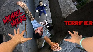 Parkour POV vs Terrifier & Michael Myers || ESCAPING IN REAL LIFE | Ep : 52
