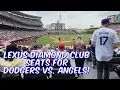 Lexus Diamond Club Seats at Angel Stadium Luxury at the Dodgers vs Angels Freeway Series Game