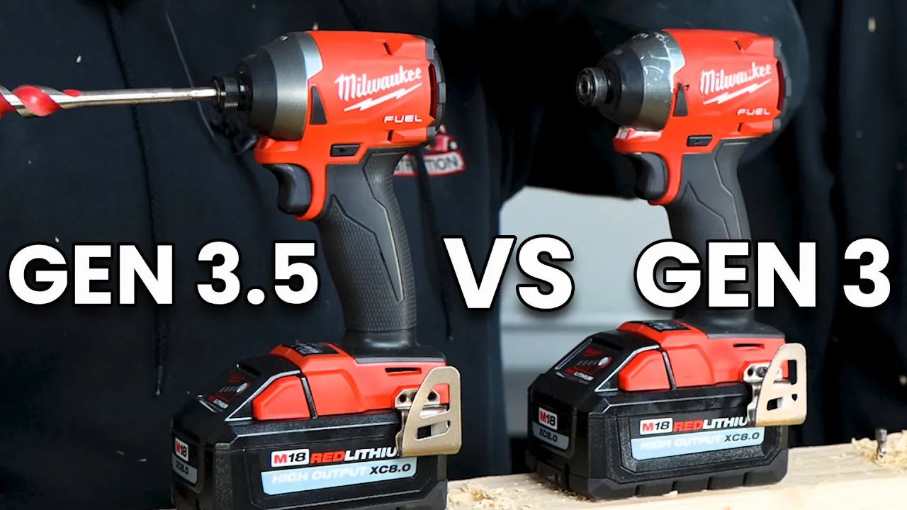 New Milwaukee M18 FUEL GEN 3.5 Impact Driver TESTED Against INFERIOR GEN 3 Impact!