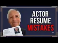 This Missing Resume Information Is Costing Actors Auditions