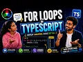 For Loops in TypeScript Explained TypeScript Beginner Series Part 14 Telugu