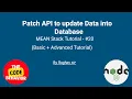 Patch API in NodeJS Express Update Data into MongoDB Database NodeJS Commenting in NodeJS
