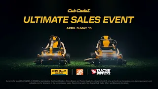 Cub Cadet Ultimate Sales Event Ultima Series