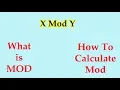 What is Mod Modulo and how to calculate mod of any number Basic introduction of mad