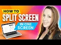 One Monitor No Problem How to Create Split Screen on a Single Display