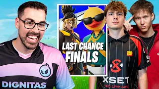 WATCHING FNCS LAST CHANCE FINALS w JYNXZI THE ACTUAL LAST CHANCE WHO WILL MAKE LAN